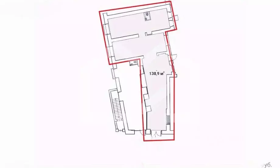 Помещение свободного назначения в Москва ул. Земляной Вал, 23С1 (139 ... - Фото 2