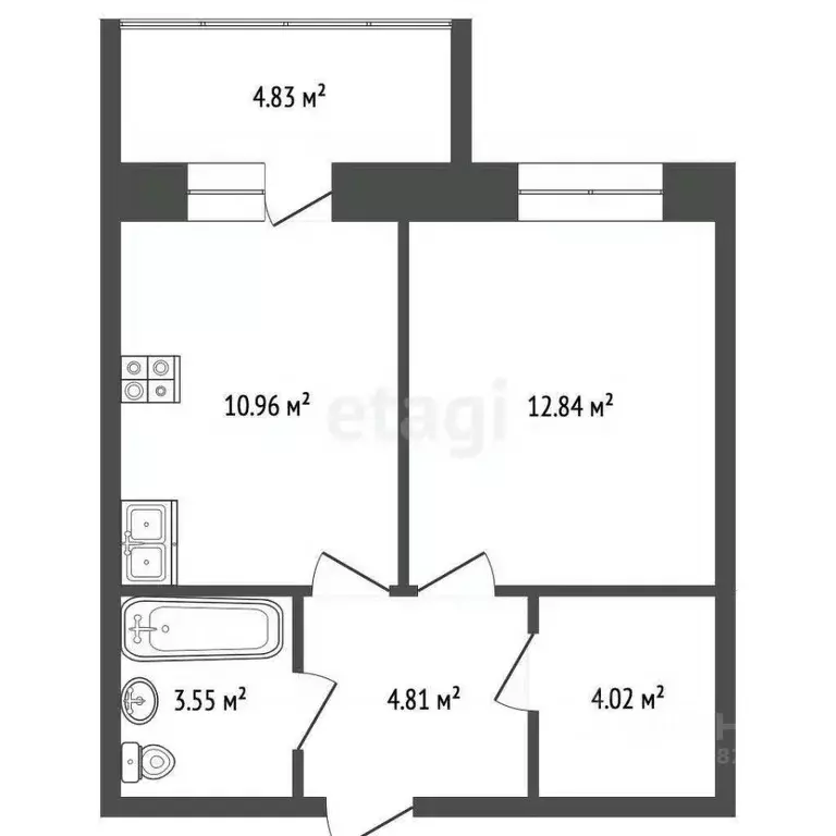 1-к кв. Марий Эл, Йошкар-Ола Светлый мкр,  (41.04 м) - Фото 1