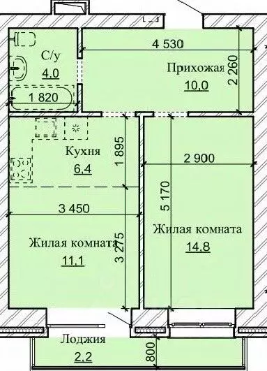 2-к кв. Алтайский край, Барнаул городской округ, Южный рп ул. Герцена, ... - Фото 0