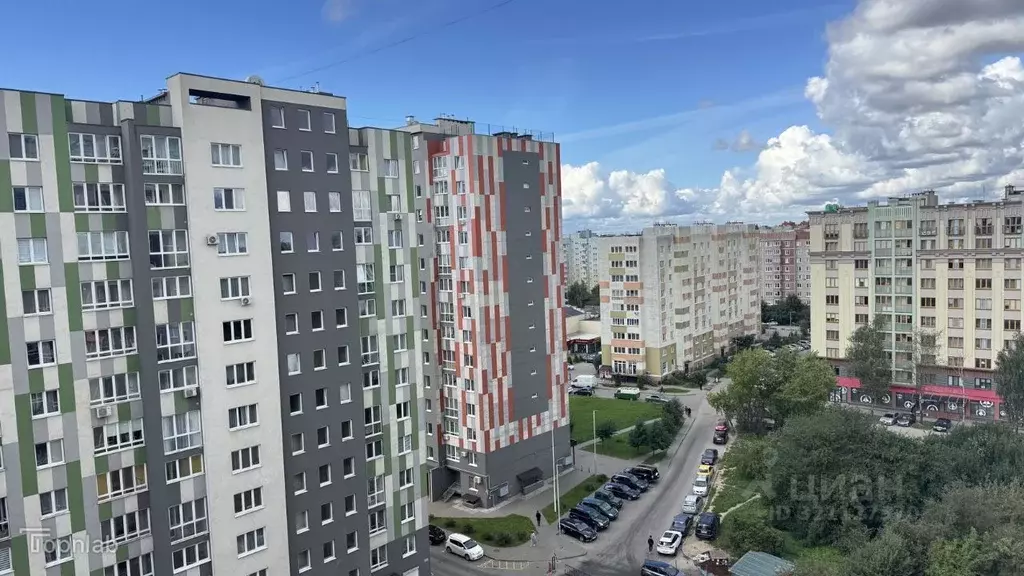 1-к кв. Калининградская область, Калининград ул. Старшины Дадаева, 71 ... - Фото 2