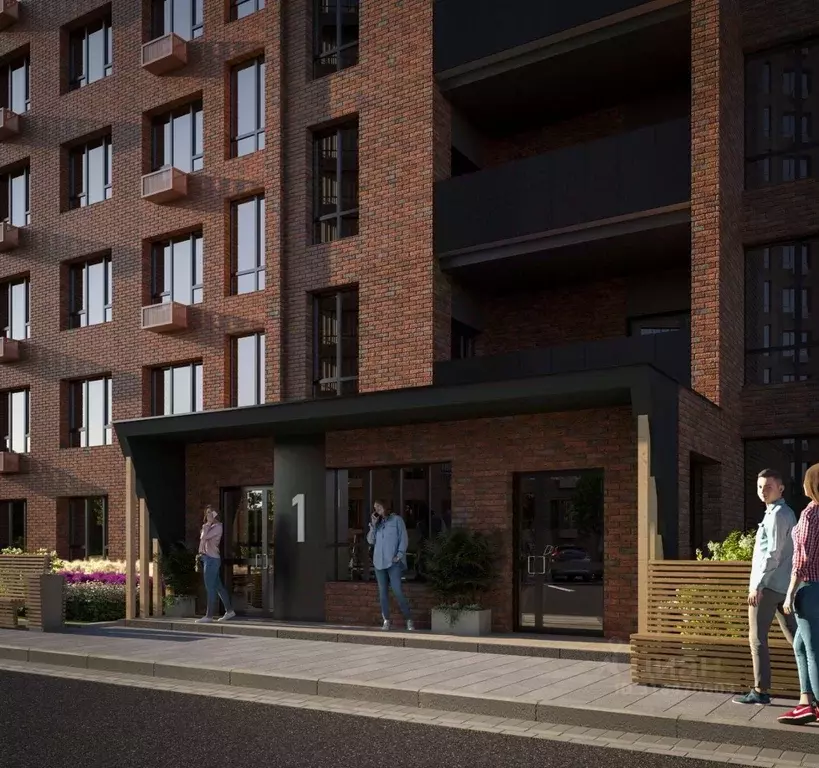 1-к кв. Ставропольский край, Ставрополь № 10 мкр, Квартал 204 жилой ... - Фото 2