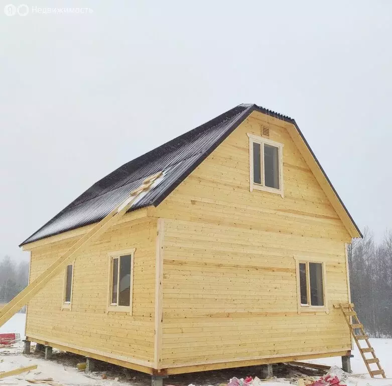 Дом в Струго-Красненский район, деревня Сковородка (76 м) - Фото 1