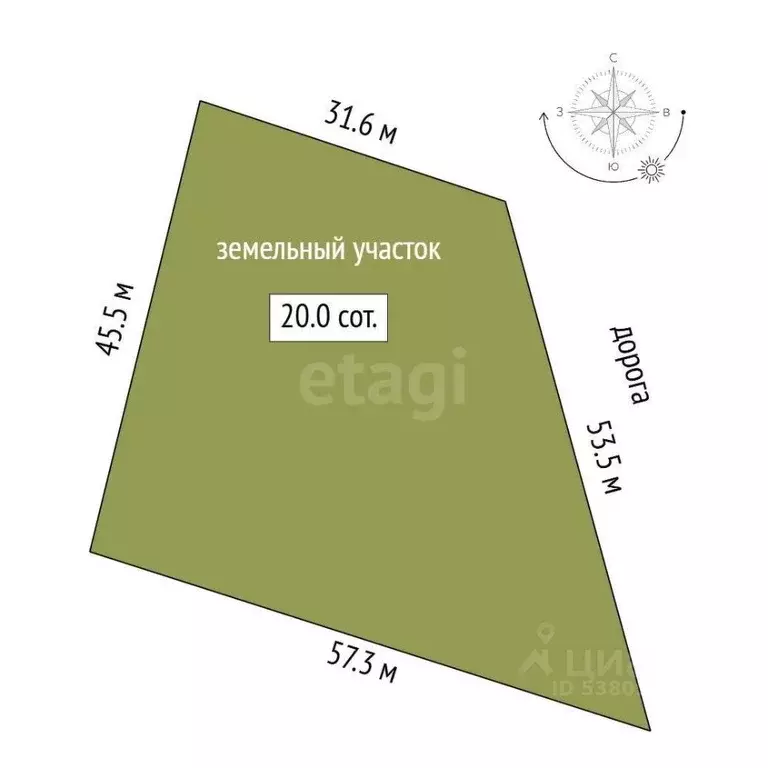 Участок в Ростовская область, Аксайский район, Большелогское с/пос, ... - Фото 1