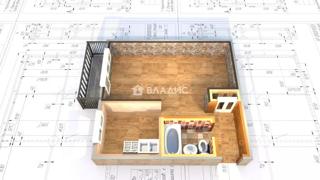 1-к кв. Иркутская область, Ангарск 8-й мкр, 94 (31.2 м) - Фото 2