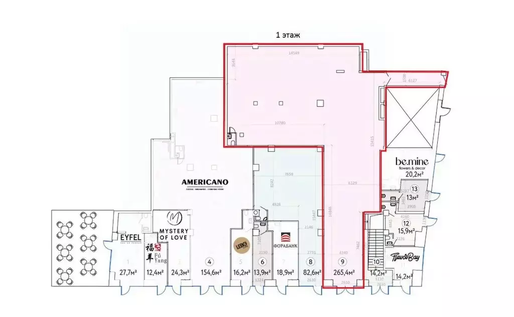 Помещение свободного назначения в Москва Новослободская ул., 19С1 (265 ... - Фото 2