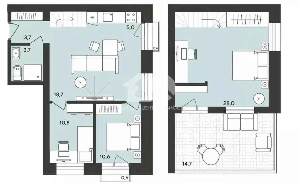 3-к кв. Новосибирская область, Мошковский район, пос. Октябрьский ... - Фото 1