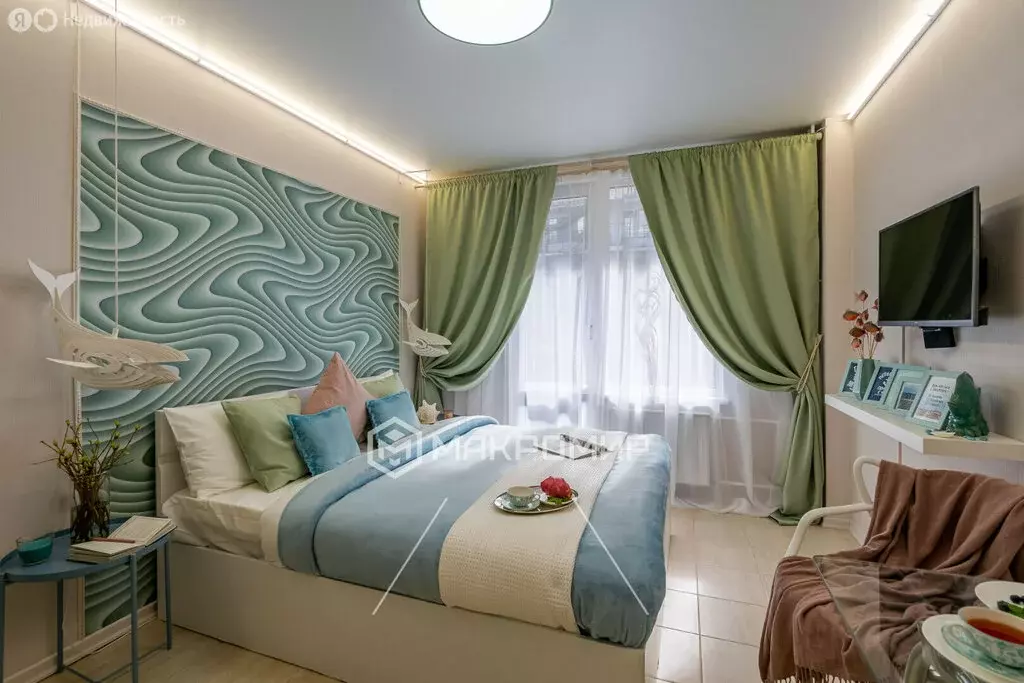 Квартира-студия: Санкт-Петербург, бульвар Александра Грина, 1 (22 м) - Фото 1