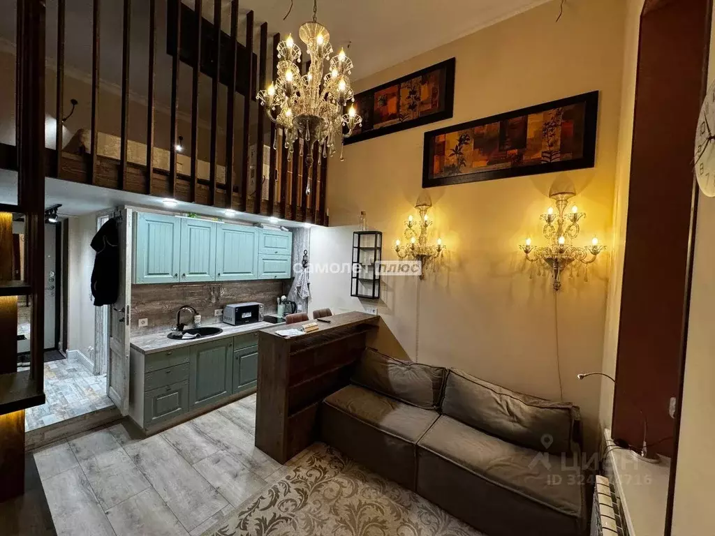 Студия Санкт-Петербург Английский просп., 26 (25.0 м) - Фото 2