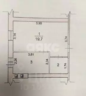 1-к кв. Волгоградская область, Волгоград ул. Грибанова, 16 (32.1 м) - Фото 1