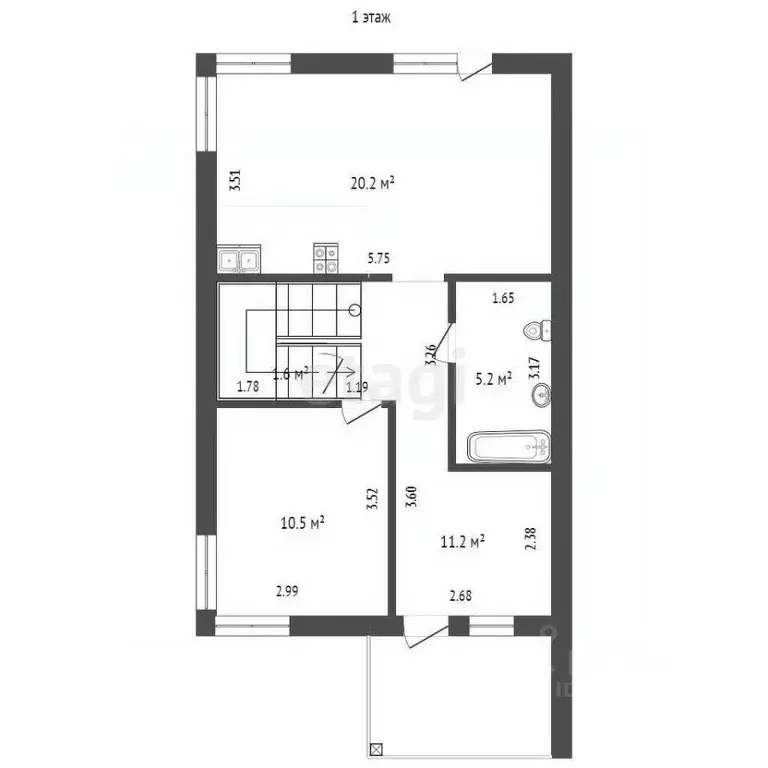 Дом в Москва Европейская долина-2 ДНП, 42/1 (96 м) - Фото 1