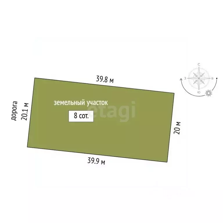 Участок в Тюменская область, Тюменский муниципальный округ, д. ... - Фото 2