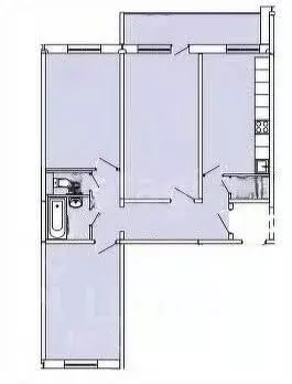 3-к кв. Московская область, Дубна просп. Боголюбова, 31 (65.6 м) - Фото 2