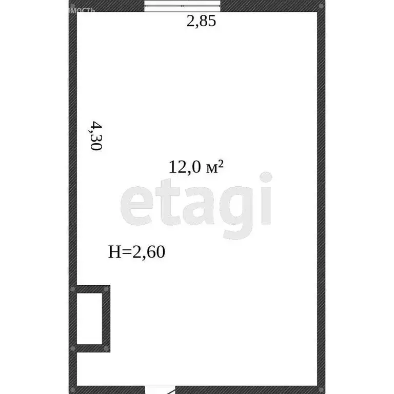 1к в -комнатной квартире (13 м) - Фото 1
