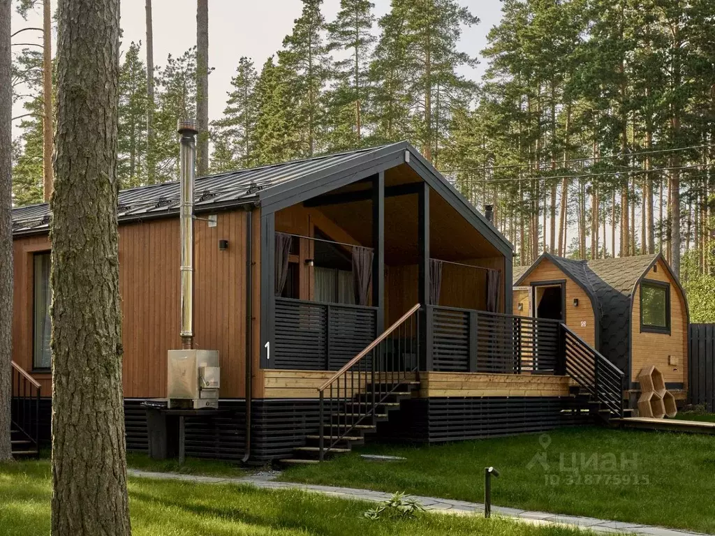 Дом в Ленинградская область, Выборгский район, Полянское с/пос, пос. ... - Фото 2