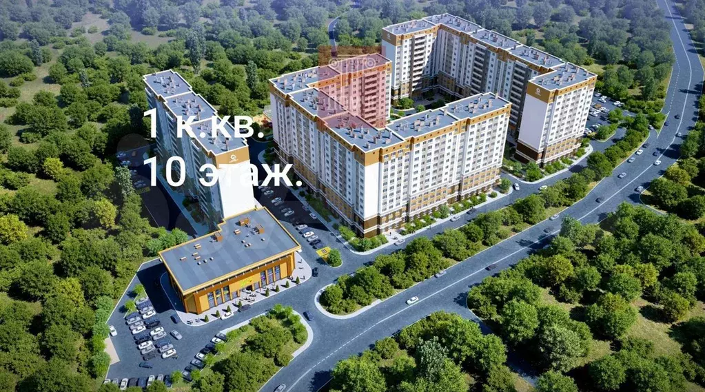 1-к. квартира, 35,4 м, 10/12 эт. - Фото 0