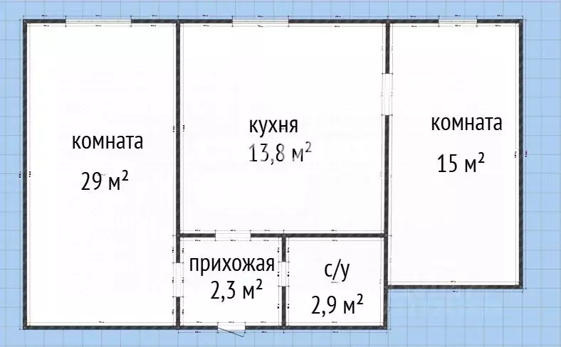 2-к кв. Дагестан, Махачкала ул. Магарамкентская, 28 (63.5 м) - Фото 2