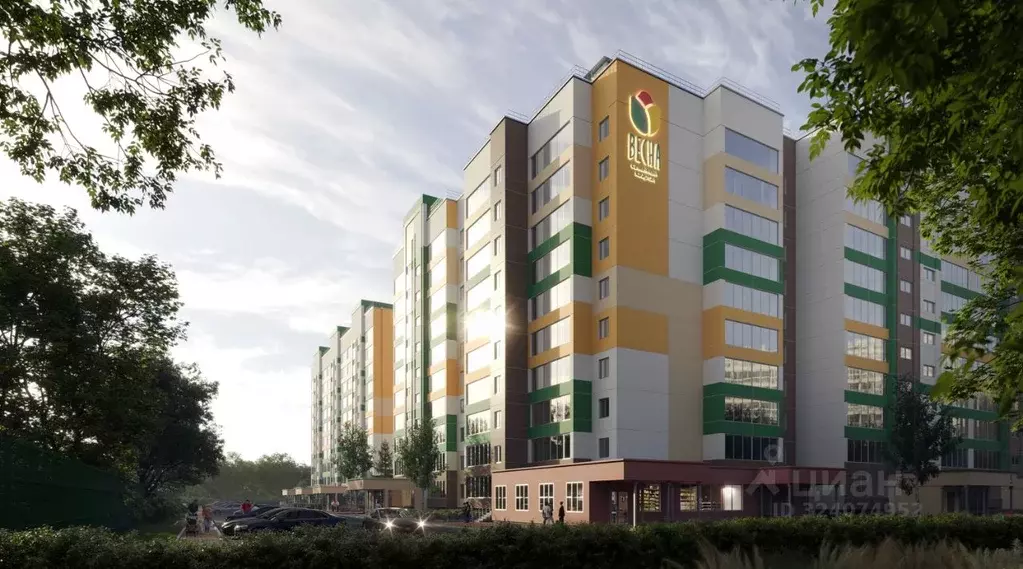 2-к кв. Кемеровская область, Кемерово Южный мкр, 10-й мкр, Весна жилой ... - Фото 1