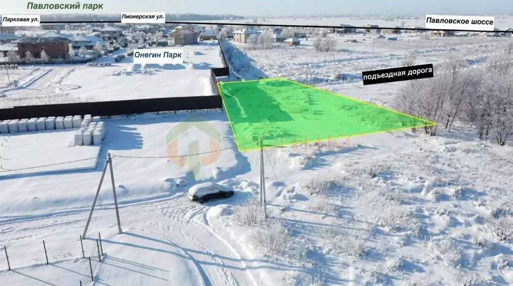 Участок в Ленинградская область, Тосненский район, Федоровское ... - Фото 1