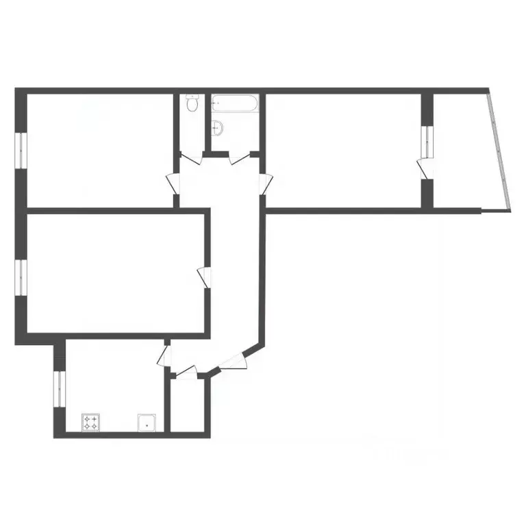 3-к кв. Тюменская область, Тюмень Широтная ул., 108 (65.9 м) - Фото 2