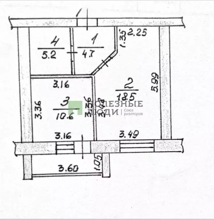 1-к кв. Орловская область, Орел Покровская ул., 20 (39.0 м) - Фото 2
