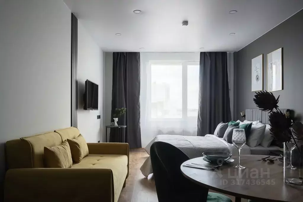 Студия Санкт-Петербург Киевская ул., 5к6 (28.0 м) - Фото 0