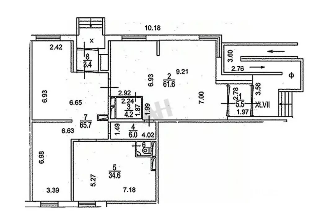 Помещение свободного назначения в Москва Ягодная ул., 8к3 (183 м) - Фото 2