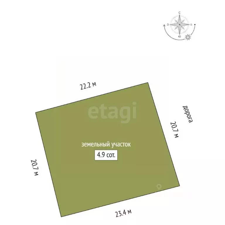 Участок в Московская область, Видное Сатурн-1 ТИЗ,  (5.0 сот.) - Фото 2