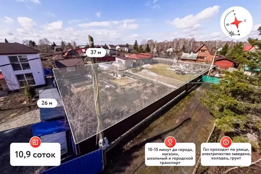 Дом в Тюменская область, Тюмень СОСН Елочка тер., ул. Медовая (46 м) - Фото 0