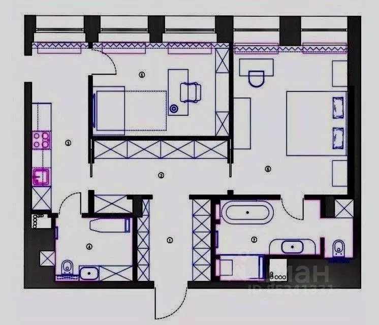 2-к кв. Москва ул. Ефремова, 10с1к4/2 (78.0 м) - Фото 0