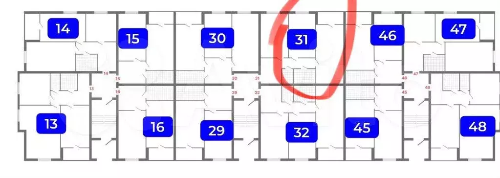 2-к. квартира, 66,1 м, 4/4 эт. - Фото 1