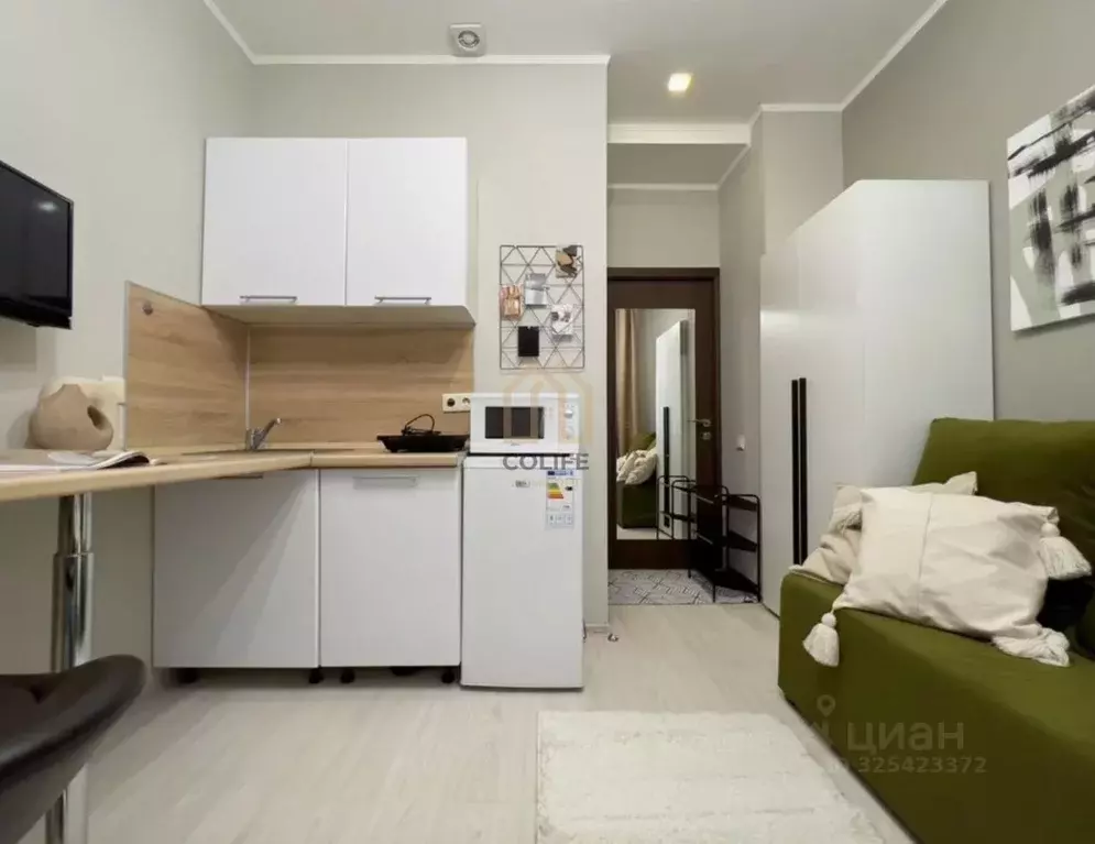 Студия Москва 1-й Басманный пер., 5/20С1 (14.0 м) - Фото 1