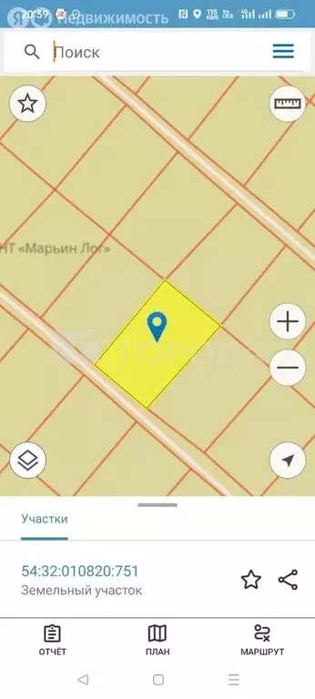 Участок в Бердск, СНТ Марьин Лог, 54-я улица, 12 (6.06 м) - Фото 2