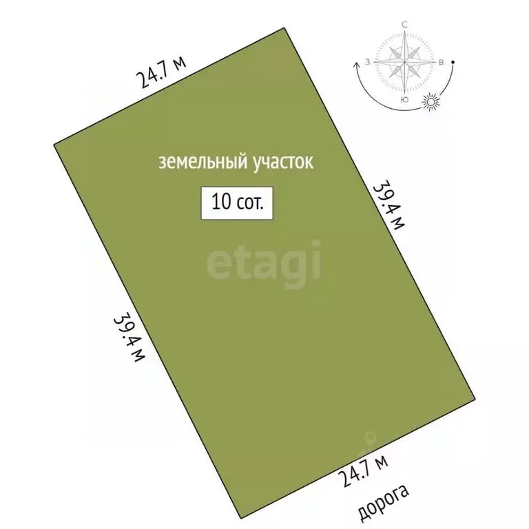 Участок в Тюменская область, Тюменский муниципальный округ, д. ... - Фото 1