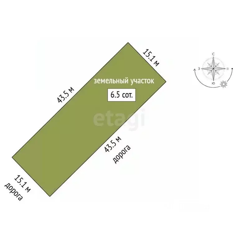 Участок в Крым, Алушта муниципальный округ, с. Лучистое  (6.5 сот.) - Фото 1