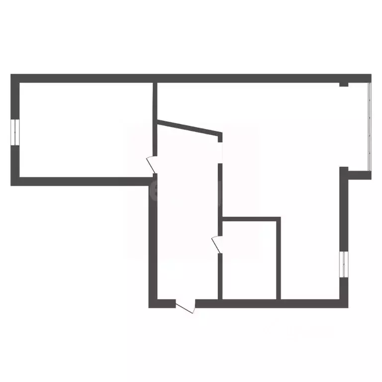 2-к кв. Амурская область, Благовещенский район, с. Чигири ул. ... - Фото 2