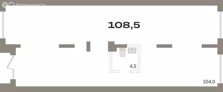 Помещение свободного назначения (108.46 м) - Фото 1
