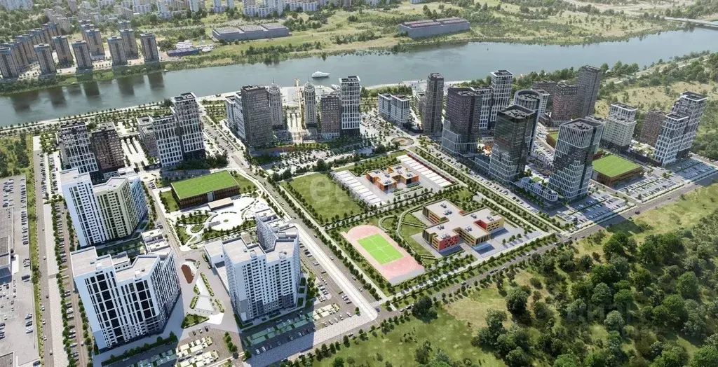 2-к кв. Тюменская область, Тюмень ул. Пожарных и Спасателей, 1 (82.0 ... - Фото 0