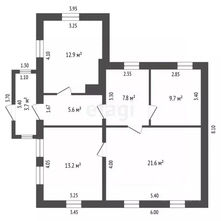 Дом в Белгородская область, Шебекино пос. Логовое,  (71 м) - Фото 2