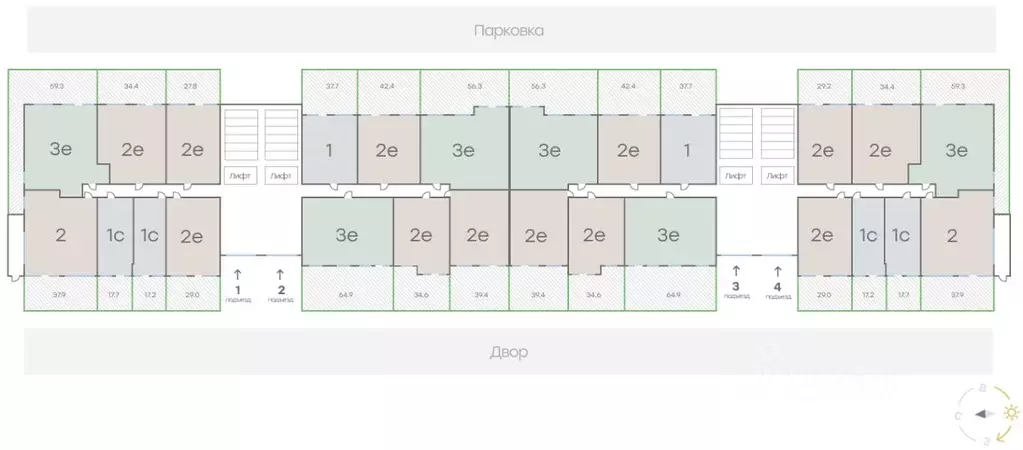 1-к кв. Воронежская область, Новоусманский район, пос. Отрадное ул. ... - Фото 1