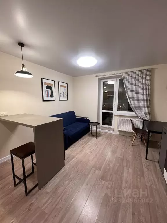 Студия Ленинградская область, Мурино Всеволожский район, Новая ул., ... - Фото 1