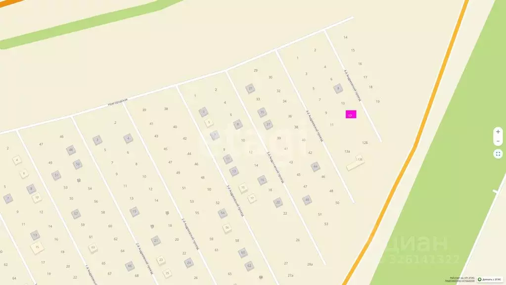 Участок в Саратовская область, Энгельс проезд 4-й Андреевский (6.0 ... - Фото 1