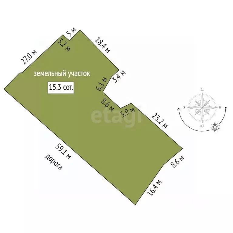 Участок в Камчатский край, Петропавловск-Камчатский Мишенная ул. (15.3 ... - Фото 1