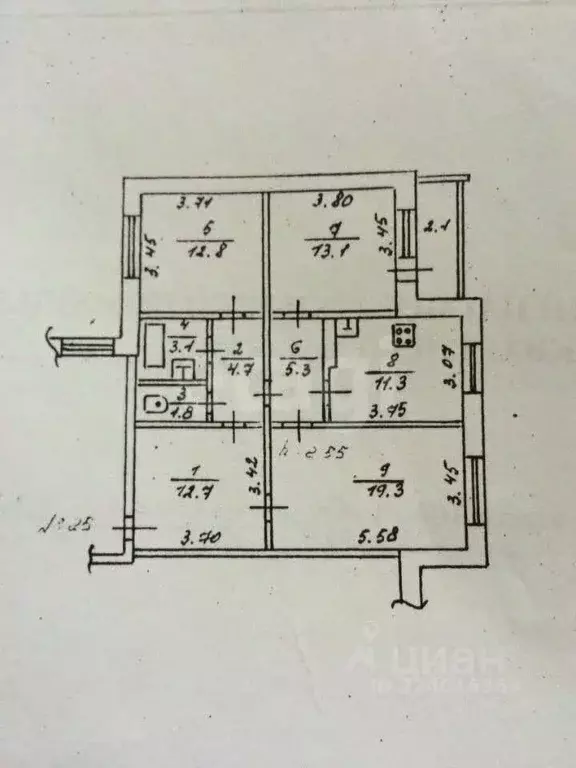 3-к кв. Тверская область, Тверь Хрустальная ул., 2к5 (84.1 м) - Фото 2