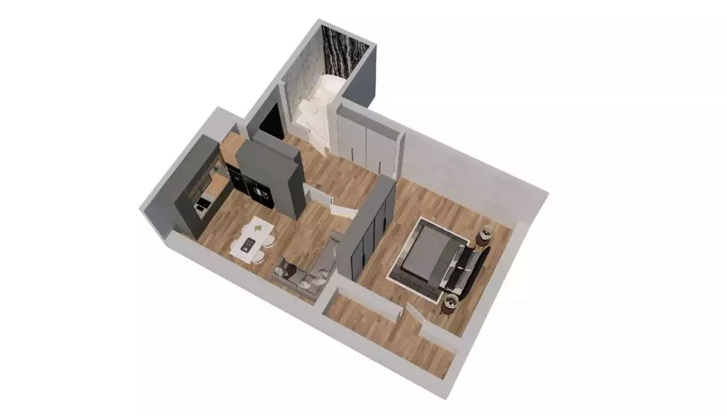 1-к кв. Ростовская область, Батайск ул. Ушинского, 27Ак3 (42.2 м) - Фото 1