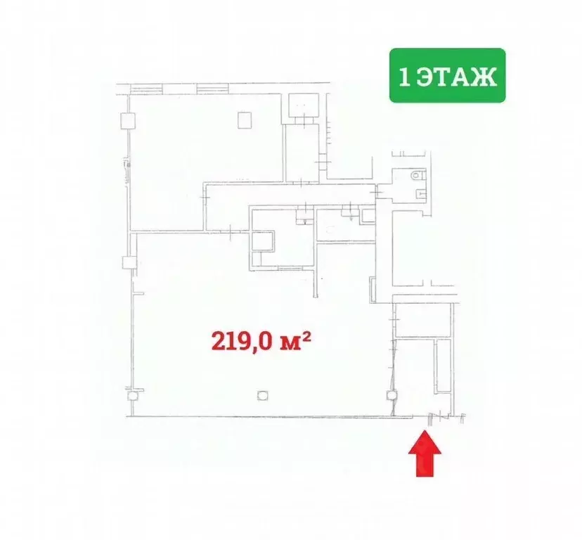 Торговая площадь в Москва Русаковская ул., 22 (219 м) - Фото 1
