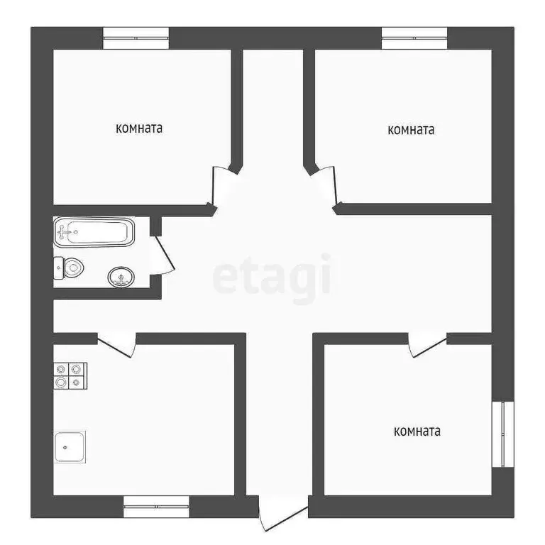 Дом в Заводоуковск, Целинная улица (100 м) - Фото 1