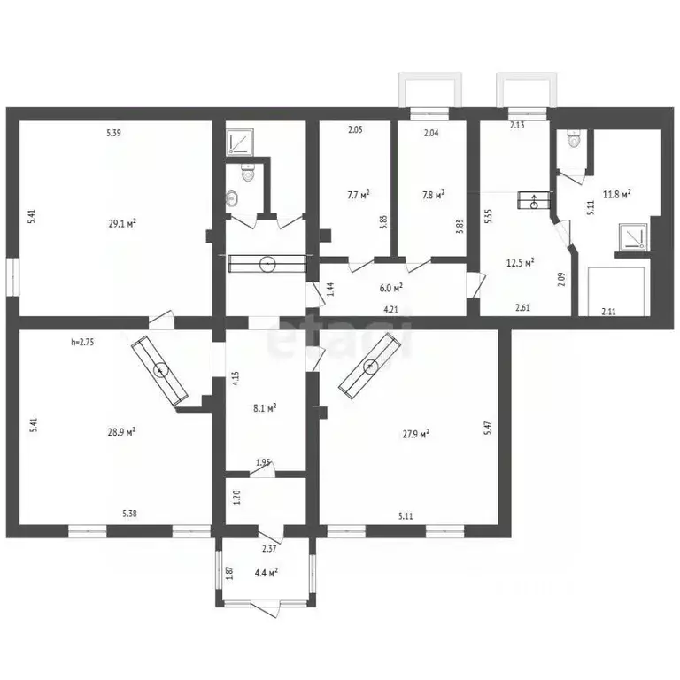 Офис в Камчатский край, Петропавловск-Камчатский ул. Тельмана, 2А (175 ... - Фото 2