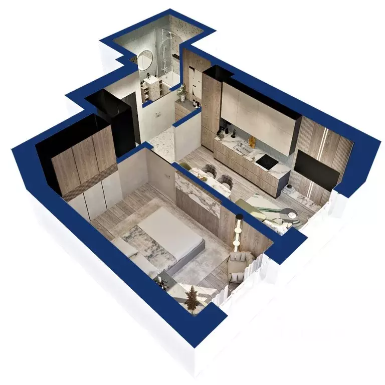 1-к кв. Башкортостан, Уфа Глумилино жилрайон,  (35.83 м) - Фото 1