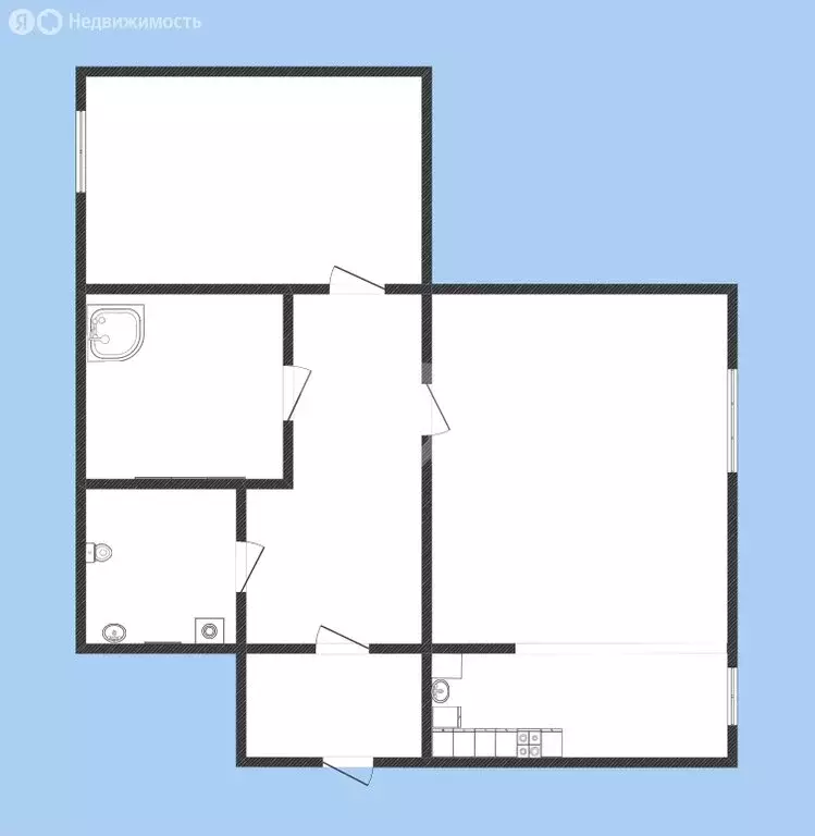 2-комнатная квартира: Иркутск, Байкальская улица, 293/5 (68.8 м) - Фото 1