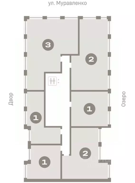 1-к кв. Тюменская область, Тюмень ул. Муравленко, 9/2 (43.24 м) - Фото 2
